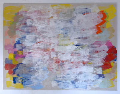 silkscreen on canvas,140 x 180 cm